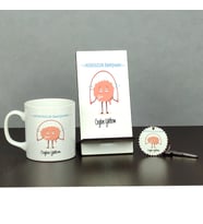 Psikoljik Danışman Üçlü Set (Kupa + Telefon Standı + Anahtarlık)
