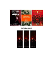Nutuk - Geometri - Zabit Ve Kumandan İle Hasbihal - Kitap Ayracı Hediyeli Atatürk Set