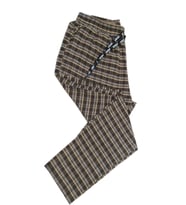 Pijalüx Erkek Kareli Poplin Cepli Alt Pijama (Kırmızı)