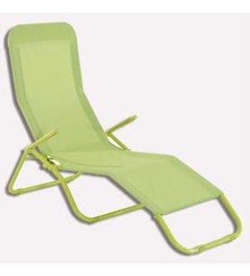 Katlanabilir Yeşil Şezlong 136 x 61 x 102 cm