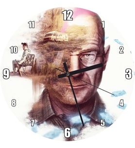 Cakatablo Breaking Bad Walter White ve Jesse Pinkman Duvar Saati