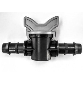 16mm MİNİ VANA GRİ 500 ADET  DAMLAMA SULAMA EK PARÇASI 