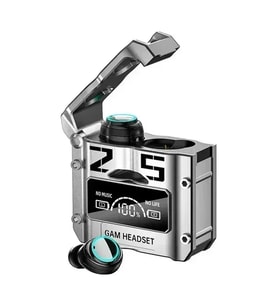 Kablosuz Gürültü Azaltma Hq Yüksek Kalite Tws Kulaklık M25 Kulak İçi Tip-c Led Silver G