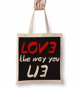 Gift Love The Way You Lie Bez Çanta Uzun Saplı