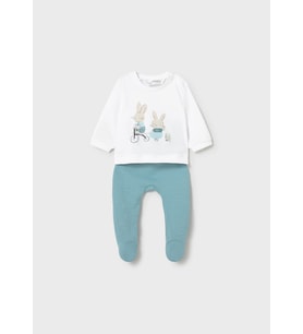 Mayoral Yenidoğan Erkek Bebek Better Cotton Eşofman Takım Beyaz