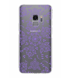 Samsung Galaxy S9  Kamera Korumalı Kapak Nostalji Desen Tasarımlı  Şeffaf  Kılıf