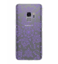 Samsung Galaxy S9  Kamera Korumalı Kapak Nostalji Desen Tasarımlı  Şeffaf  Kılıf
