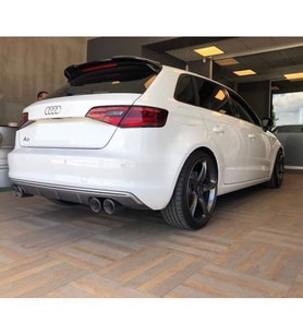 Çmk Audi A3 Hb 2014-2018 Cam Üstü Spoiler Piano Black