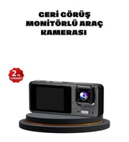 3 Kameralı Araç Dvr 1080p Ön + Hd Arka + İç Kamera Döngü Kayıt 2’’ Ekran