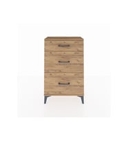 Arges Komodin 3 Çekmeceli 60x30x96 Çam-Çam