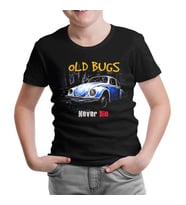 Old Bugs Siyah Çocuk Tshirt