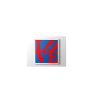 Robert Indiana - Love In Blue Tablo - 106438 - 70x70 Cm