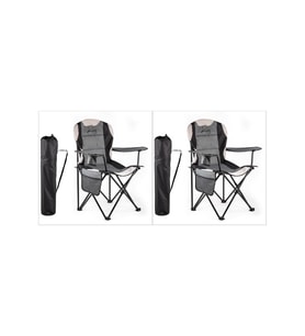 Sportlife Evolite Nature Katlanabilir Kamp Koltuğu 2'li Set Gri