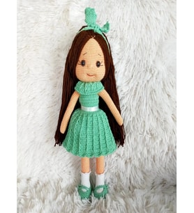 Amigurumi organik oyuncak bebek