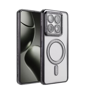 Xiaomi Mi 14t Pro Joke Simli Magneticsafe Kılıf - Siyah