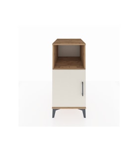 Kronos Komodin 2 Raflı Tek Kapaklı 44x59x96 Çam-Aytaşı