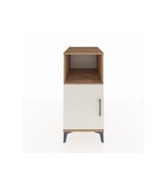 Kronos Komodin 2 Raflı Tek Kapaklı 44x59x96 Çam-Aytaşı
