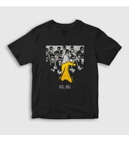Presmono Unisex Çocuk Siyah Gang Film Kill Bill T-Shirt 246392tt