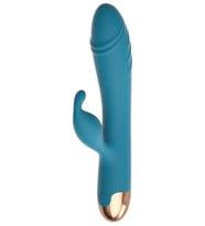 10 Titreşim Modlu Dönme Hareketli Şarjlı Tavşan Vibratör 20 cm