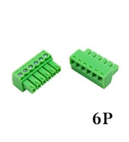 Geçmeli Klemens 6 Pin 3.81mm Dişi