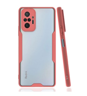 Xiaomi Redmi Note 10 Pro Kılıf Platin Silikon - Pembe