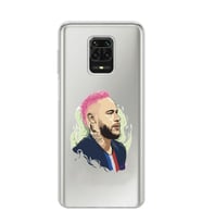 Xiaomi Redmi Note 9S - Redmi Note 9 PRO Uyumlu Neymar Tasarımlı Şeffaf Telefon Kılıfı