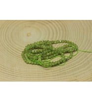 Peridot (Zebercet) Taşı YARIM Dizi 2mm (17cm uzunluğundadır)