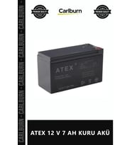 Özel Üretim Yüksek Performanslı Uzun Ömürlü Dayanıklı VRLA Bakımsız Tip ATEX 12 V 7 AH KURU AKÜ