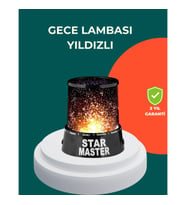 Mey İthalat® Galaxy Efektli LED Yıldız Projektör Renk Değiştirmeli Oda Aydınlatması