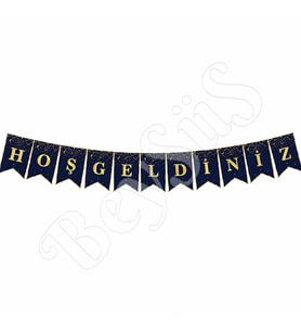 Hoşgeldiniz Banner Lacivert