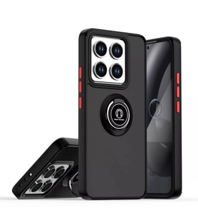 Mi 15 Pro Kılıf Montreal Yüzüklü  Kapak - Siyah