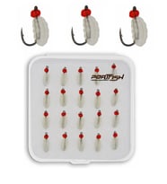 Portfish Kurtcuk Silikon Yem 20 li Paket Renk: Şeffaf GLOW