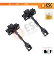 Skoda Octavia MK3 III A7 5E 5E3 5E5 2012-2021 5E0839249 İçin 2 EA Arka Sağ ve Sol Kapı Gergi Yayı