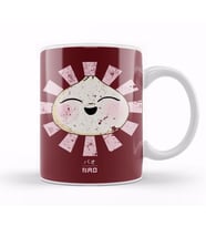 Happy Bao Bun Retro Japanese Kupa Bardak Porselen