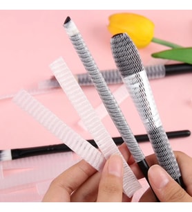 Makyaj Far Allık Kontür Eyeliner Fırça Malzemeleri Ürünleri Koruyucu File Kapak Örgü Kılıf S