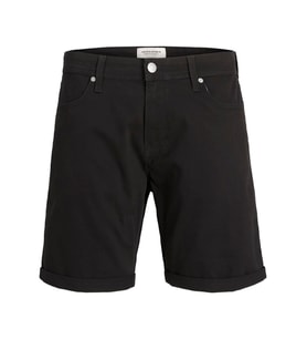 JACK JONES Erkek Günlük Pamuklu Şort 12288485 (Siyah)