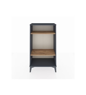 Arges Komodin 2 Raflı 60x30x106 Antrasit-Çam