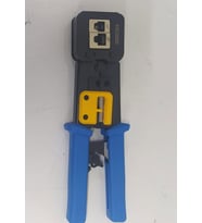 Rose EZ-45 Sıkma Pensesi - Yeni Nesil Delikli Konnektör Pense (Mavi)