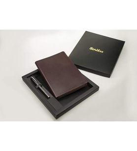 Chester Defter Ve Kalem Set Siyah A5