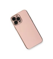 İphone 13 Pro Kılıf Volet Silikon - Pembe