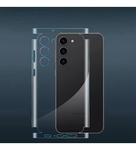 Samsung Galaxy S25 Uyumlu 360 Derece Arka hidrojel Film Koruma Body Jelatin (Şeffaf)