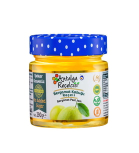 Antalya Reçelcisi Bergamot Kabuğu Reçeli 290g Şekeri Meyveden