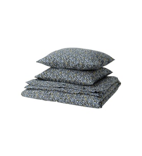 ROSENTIBAST Lacivert Renkli 240x220/50x60 cm Çift Kişilik Nevresim Seti Minik Çiçekler