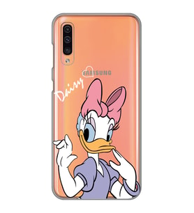 Samsung Galaxy A30S/A50/A50S Uyumlu Ördek Desenli Şeffaf Telefon Kılıfı