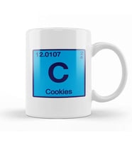 Carbon Element Of Cookies Kupa Bardak Porselen