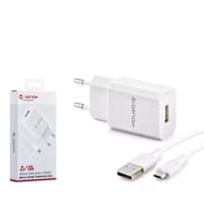 GENAX GNX001 MICRO USB - USB ŞARJ ADAPTÖRÜ SET 2A 10W BEYAZ