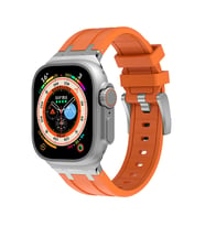 Lexroo Watch Ultra 49mm KRD-89 Silikon Kordon - Turuncu