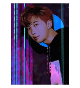 Neon Joon // Bts Rm Tablo Ahşap Poster Dekoratif Kod2788