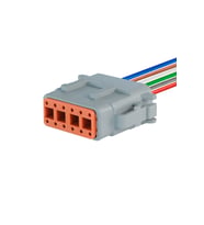 DTM06-12S Erkek Konnektör 12 Pin Kablolu