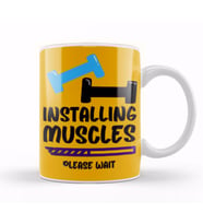 Gym Workout Fitness Lover Motivation Gift Quotes Ffor MEN   Kupa Bardak Porselen